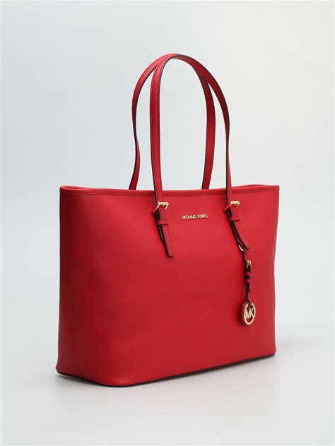 michael kors jet set tasche rot|Michael Kors jet sest set.